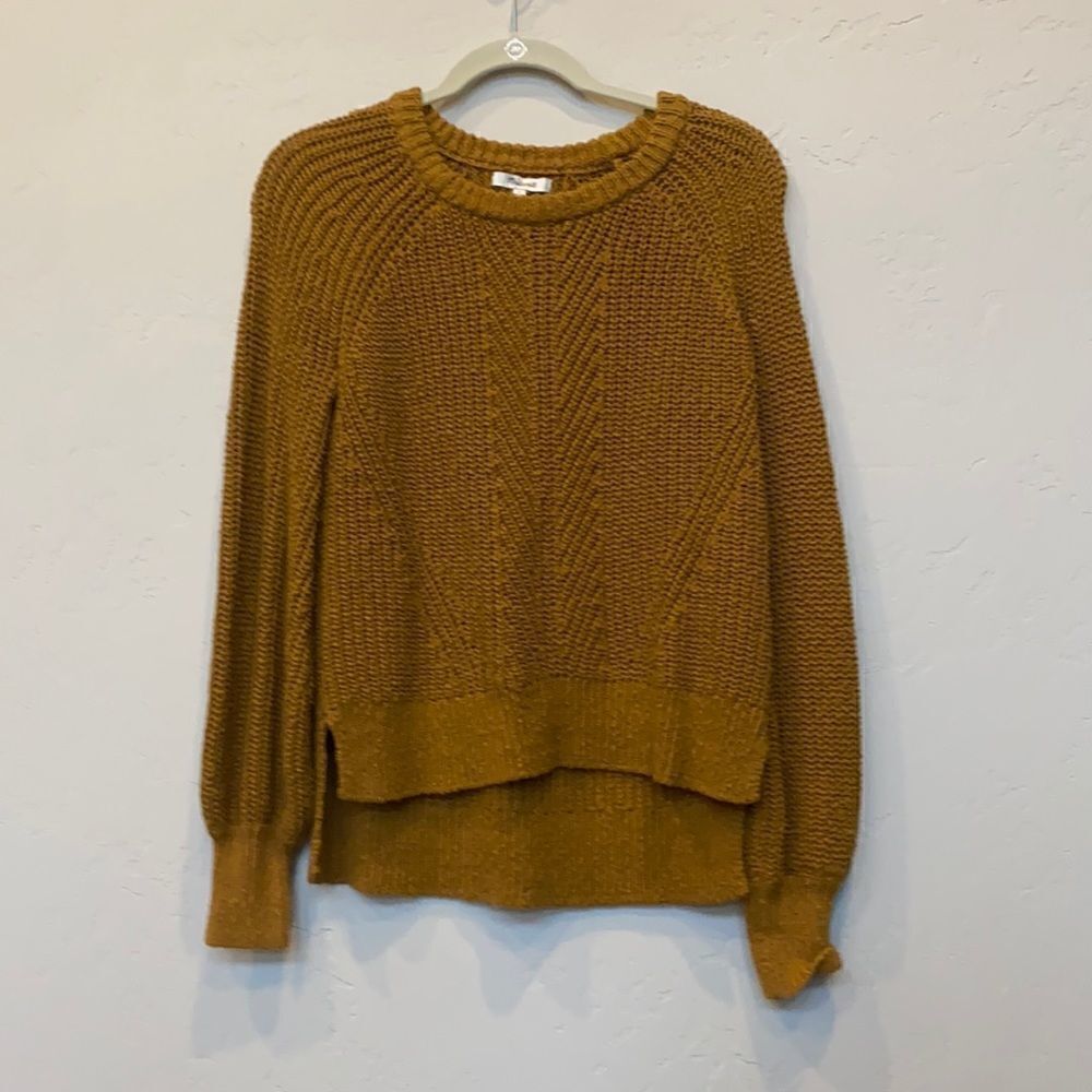 Madewell Mustard Sweater 